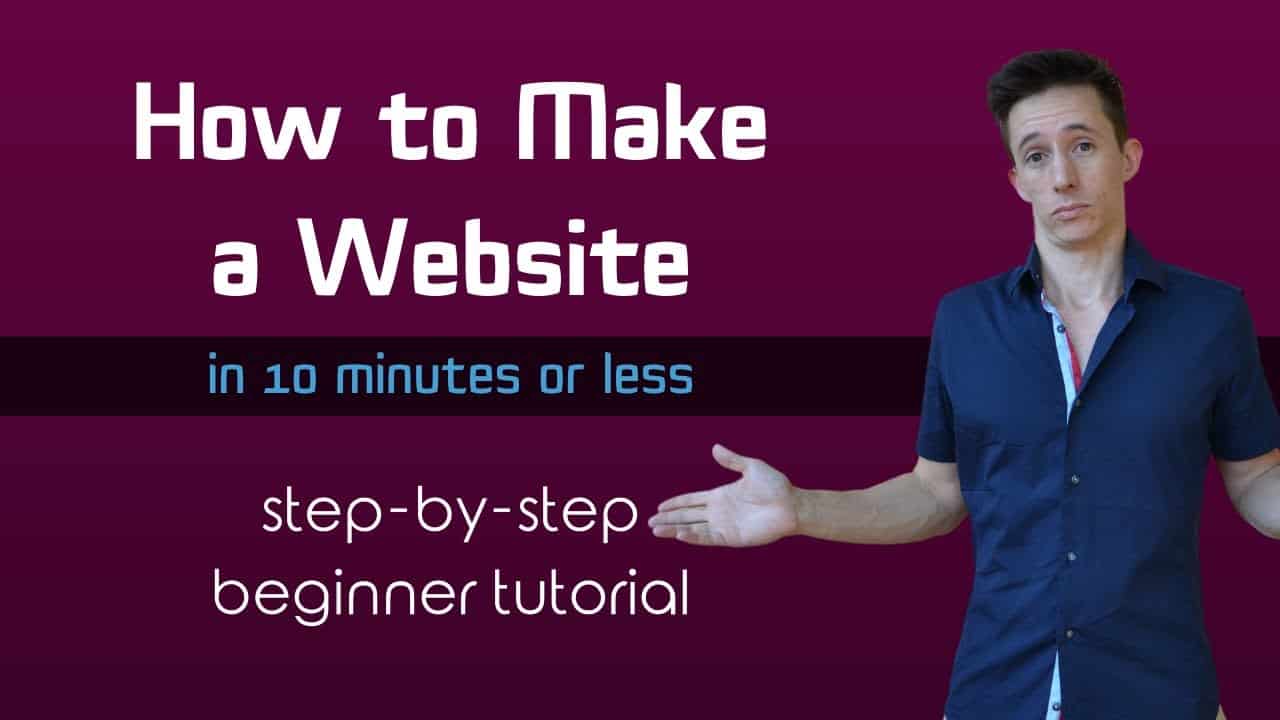 How To Build a Website for Dummies (in 10 mins or less) 2020