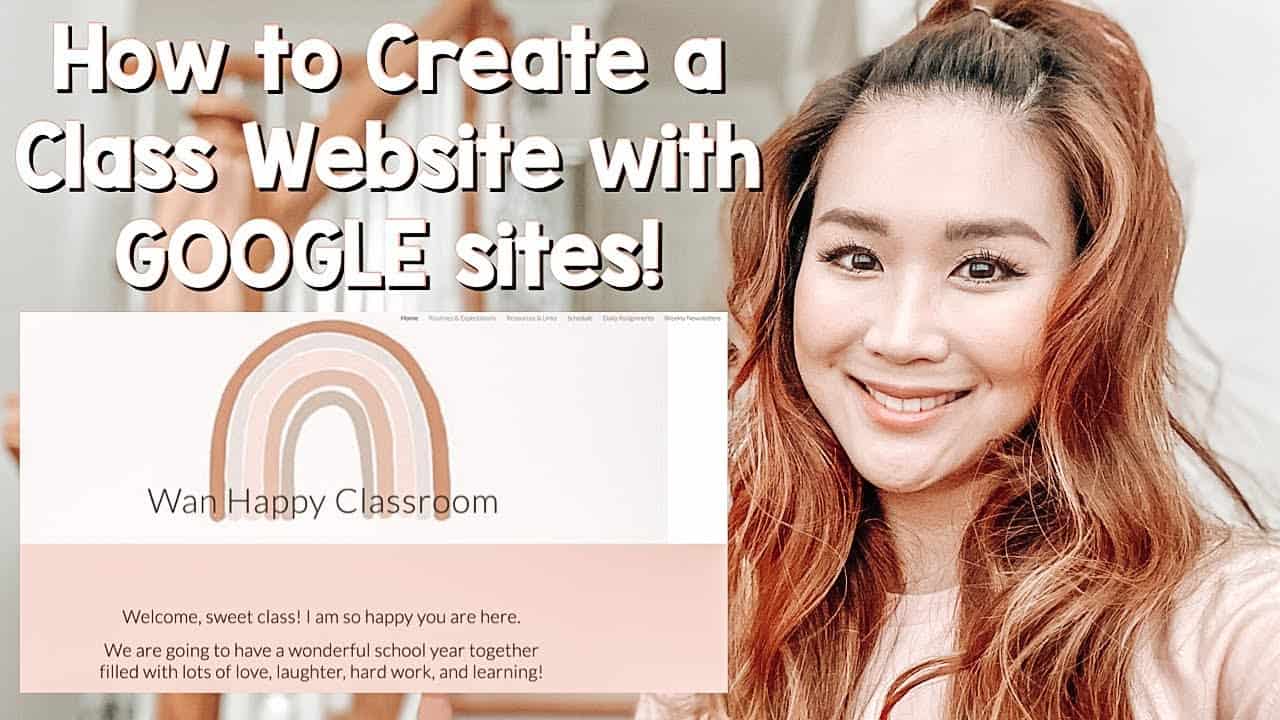 How to Create a Google Sites Class Website Page Tutorial | Virtual Learning and/or Face-to-Face