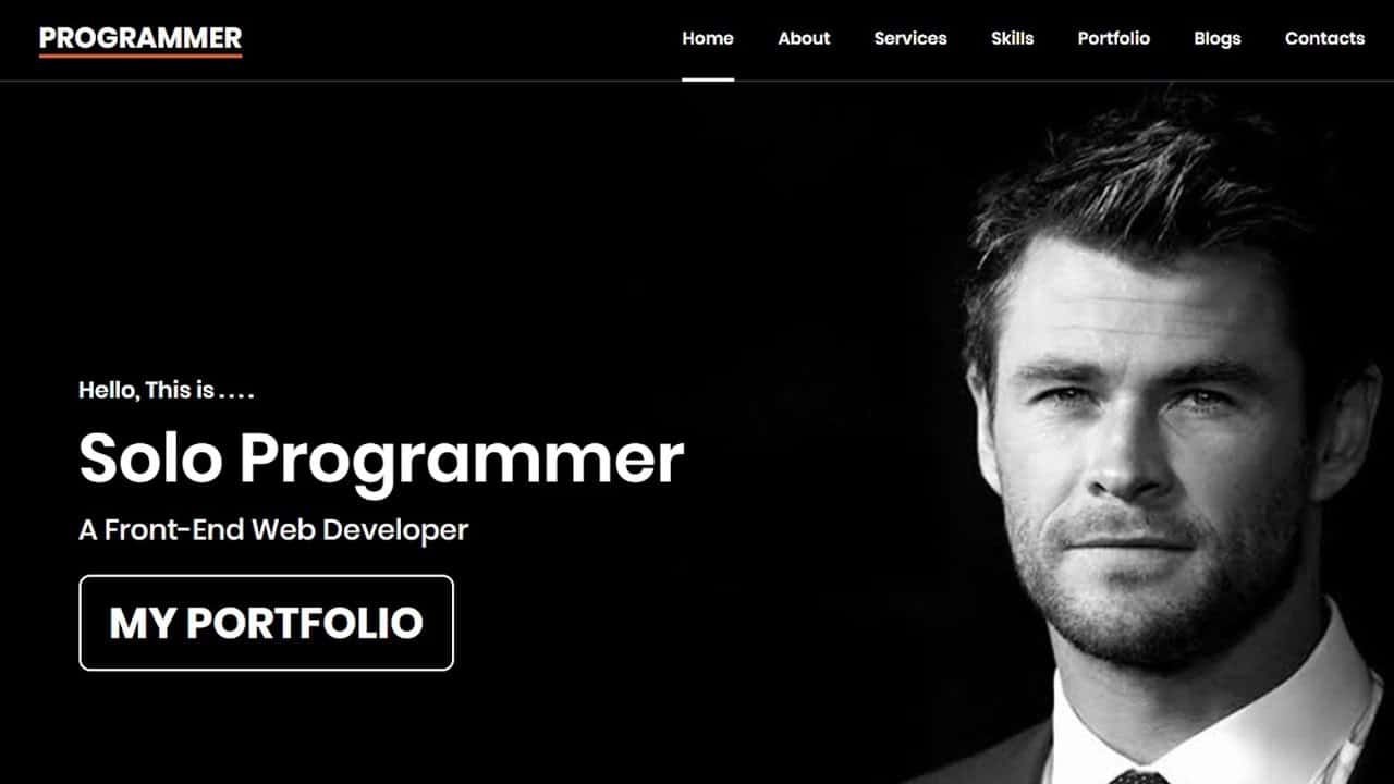 #04 Portfolio website using HTML CSS and JS | Amazing Portfolio website | Solo Programmer | #ssp