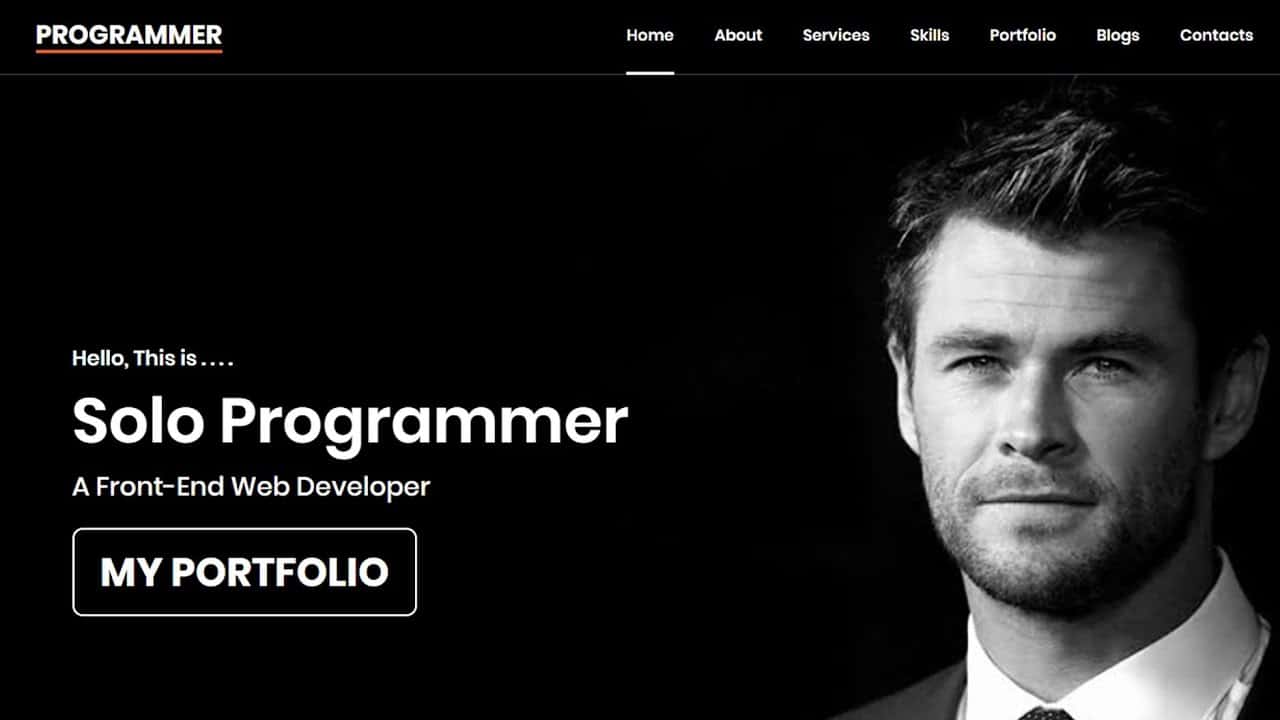 #06 Portfolio website using HTML CSS and JS | Amazing Portfolio website | Solo Programmer | #ssp