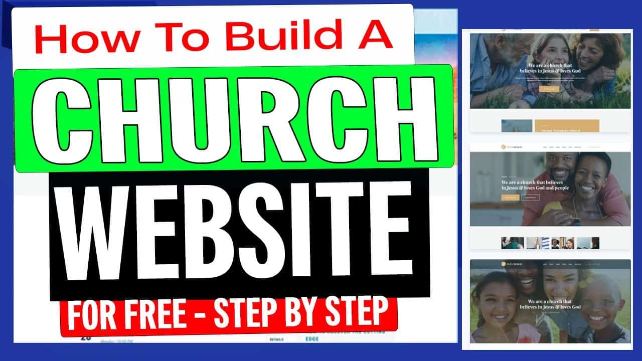 How To Build A Church Website For Free 2020 [ Step-By-Step Tutorial ]