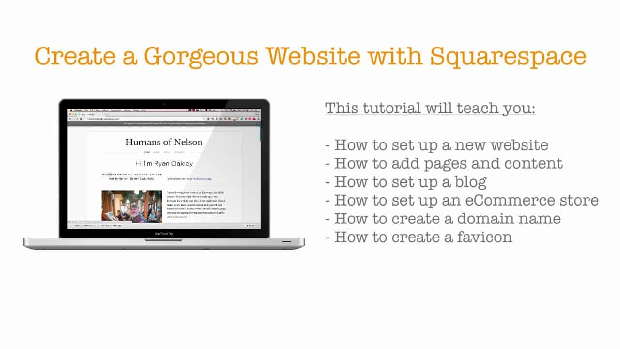 Intro - Create a Gorgeous Website with Squarespace