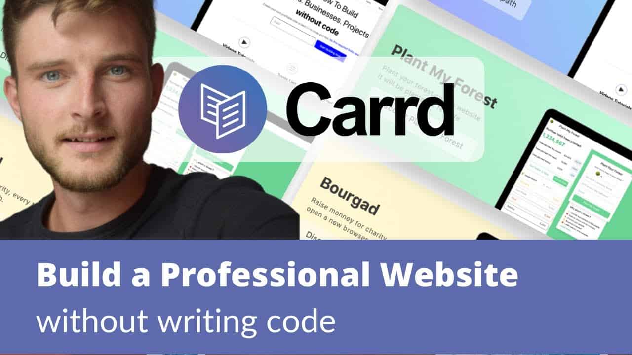 Learn How to Create a Personal Website Without Code - Carrd Tutorial