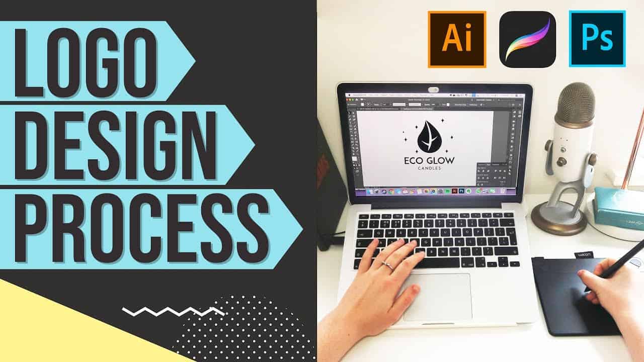 Logo Design Using Procreate & Adobe Illustrator | Graphic Design Tutorial