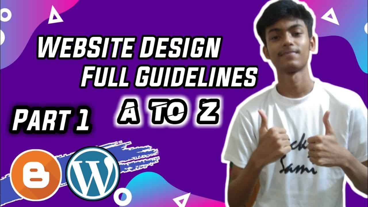 Website Design Tutorial | Web Design html | How to Make Website With Blogger | Bangla Tutorial 2020