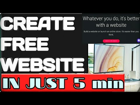 How to create a free website | How to create a website for free | make free website in 5 min |