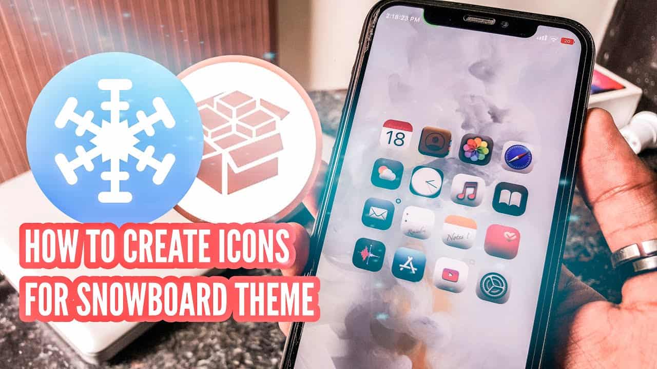 How to create your own Snowboard Theme Icons - PART 1 SNOWBOARD THEME TUTORIAL