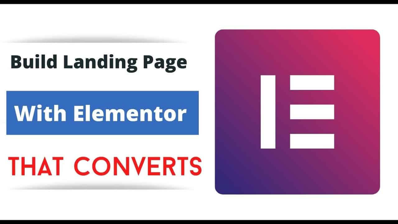 Create Landing Page On Wordpress Using Elementor - Web Page Builder. For Free