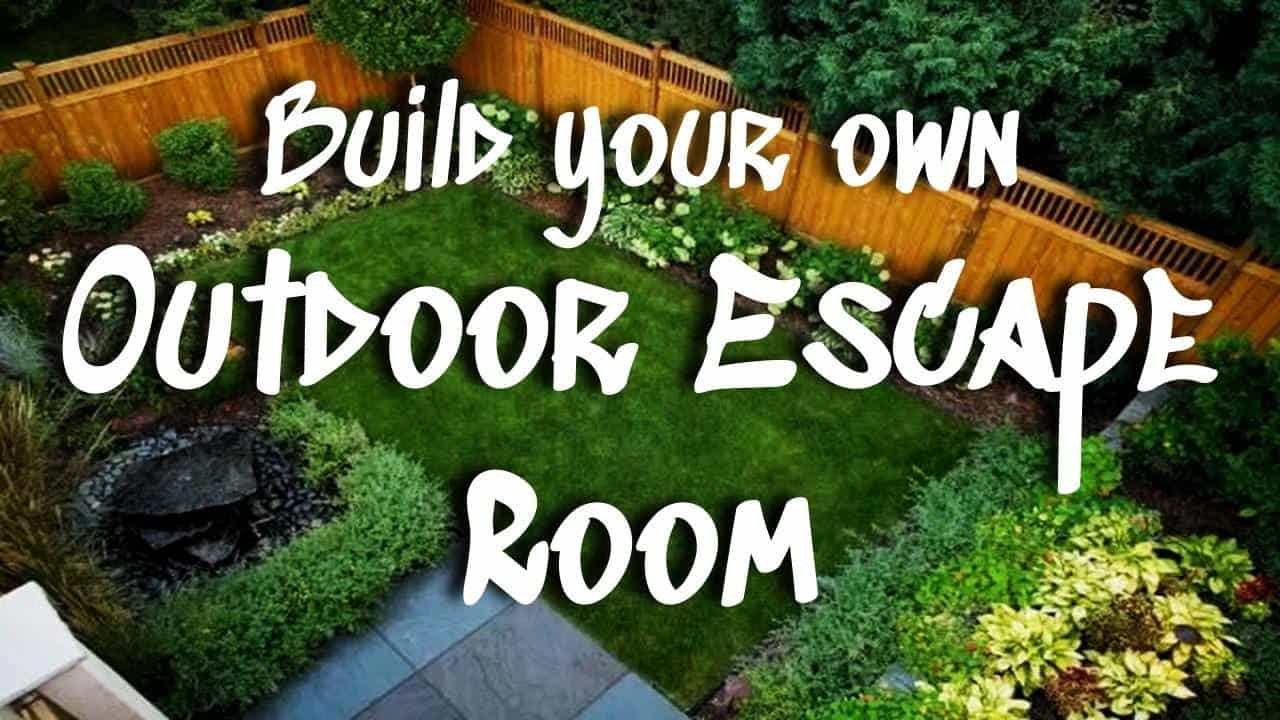 DIY *OUTDOOR* Escape Room || Step-By-Step Tutorial to Make Your Own Escape Room Outside