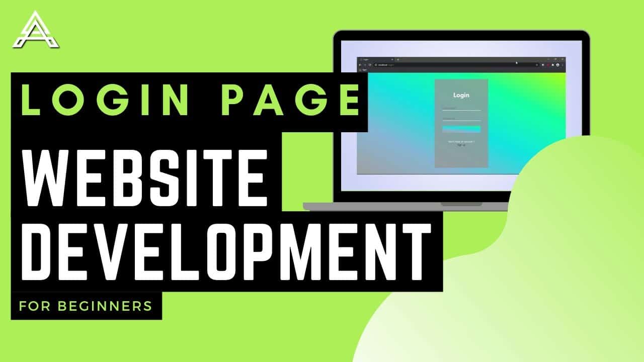 Front end web development tutorial for beginners | How to create a website? [ login page ]