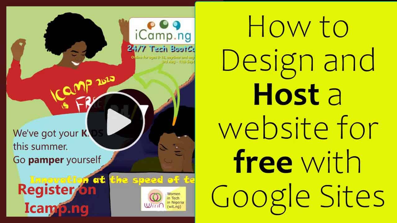 How to Design and Host a website for free with Google Sites(Full Tutorial 2020)