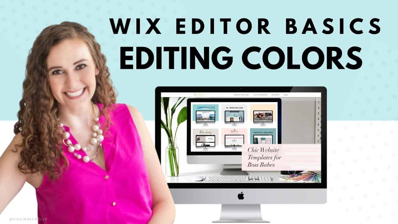 Changing Colors on Your Site in WIX | Wix Website Editor | How to Create Your Own Website