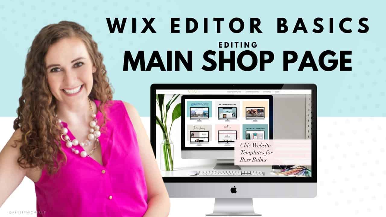 Editing Your Main Shop Page in WIX Stores | WIX Website Tutorial | Build Your Own Website