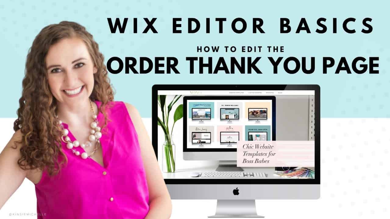 Editing the Order Thank You Page in WIX | WIX Website Tutorials | Design Your Own Online Store