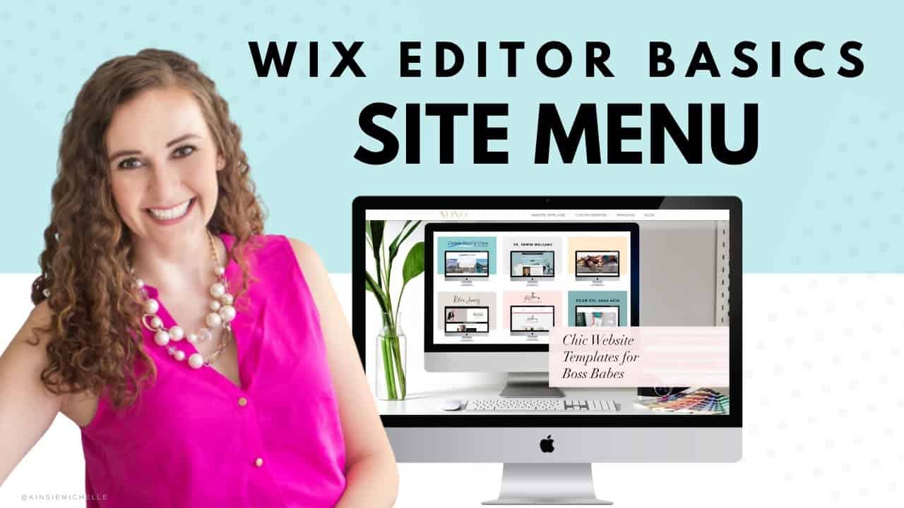 Navigating the Site Menu in WIX Editor | WIX Website Tutorial | Design Your Own Website