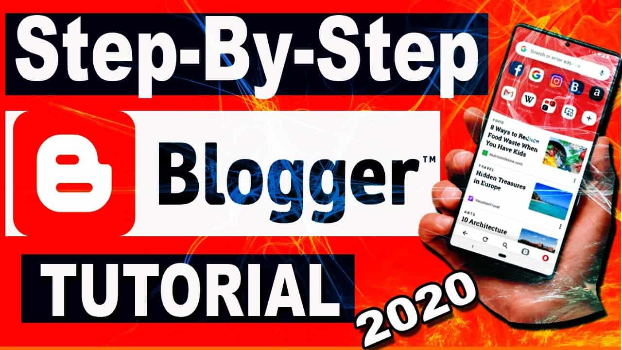 Step-By-Step Blogger Tutorial for Beginners -(2020)! How to create free website with free Domain.