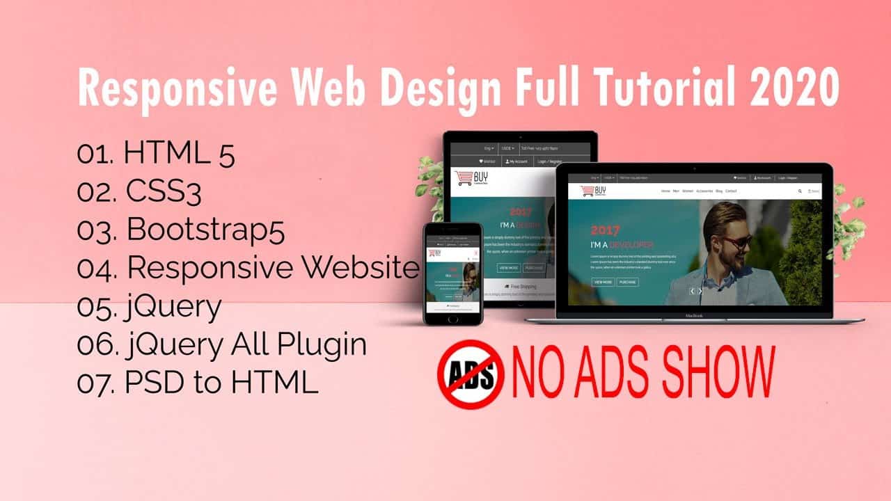 Web design full course || bangla tutorial with PSD