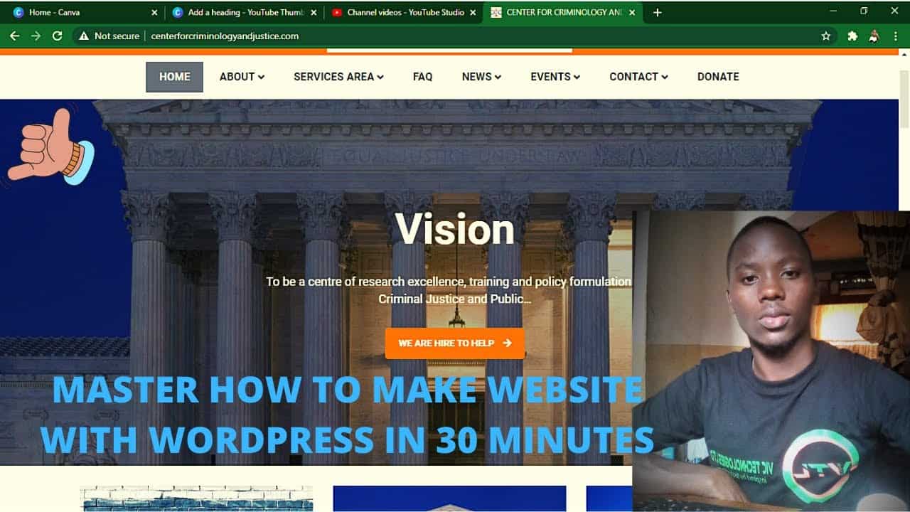 how to make WordPress website for beginners in 30 minutes/ how to make website with wordpress