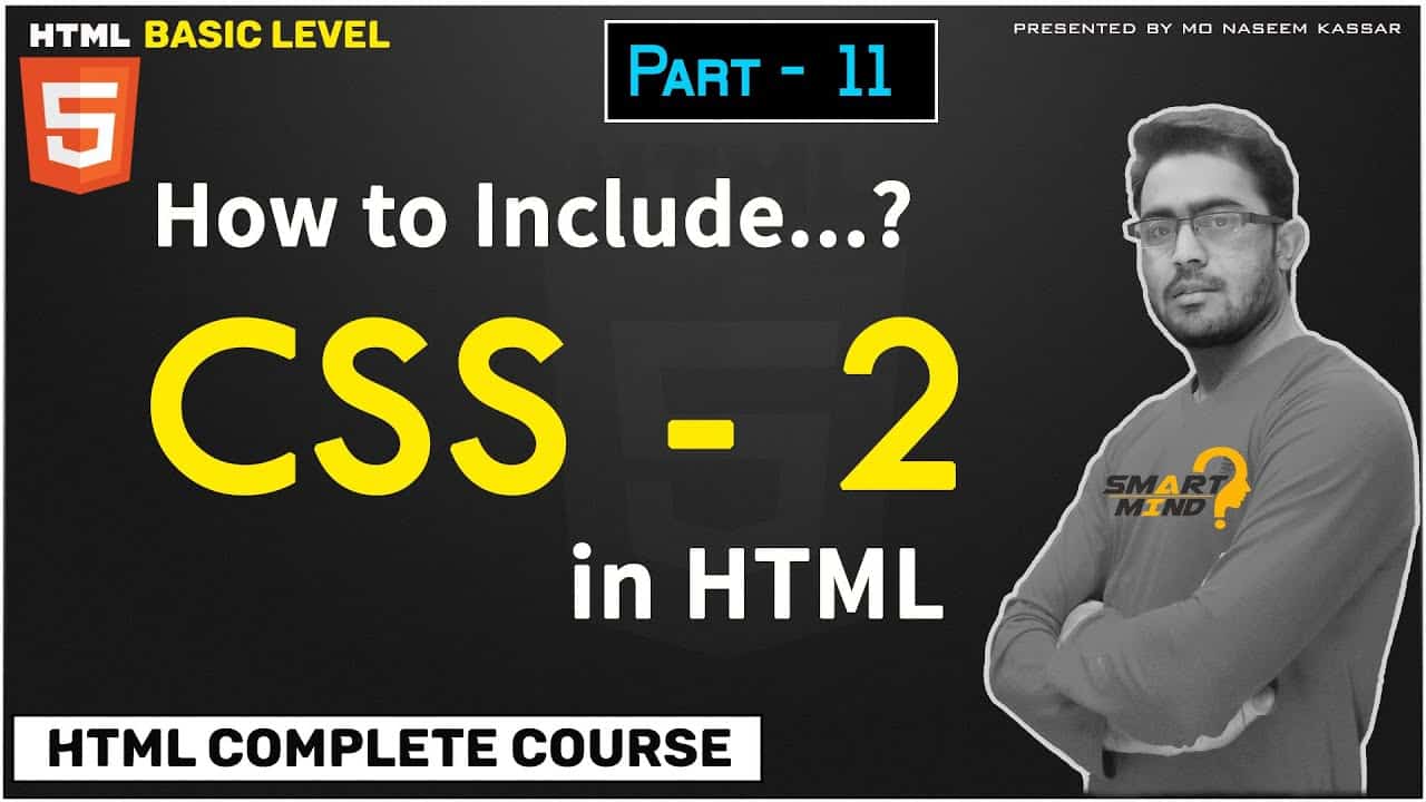 11. Include CSS in Html Webpage Full Explanation in Hindi for Beginners Part - 11