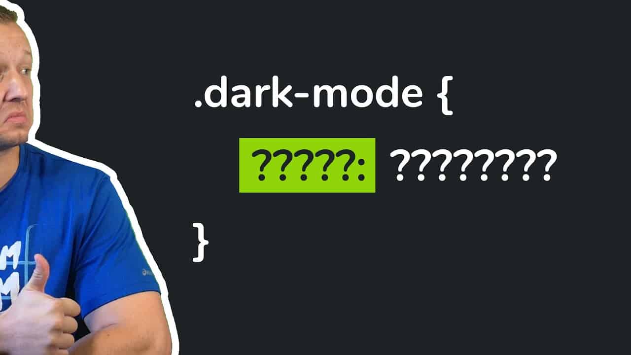Full Dark Mode with only 1 CSS PROPERTY?!