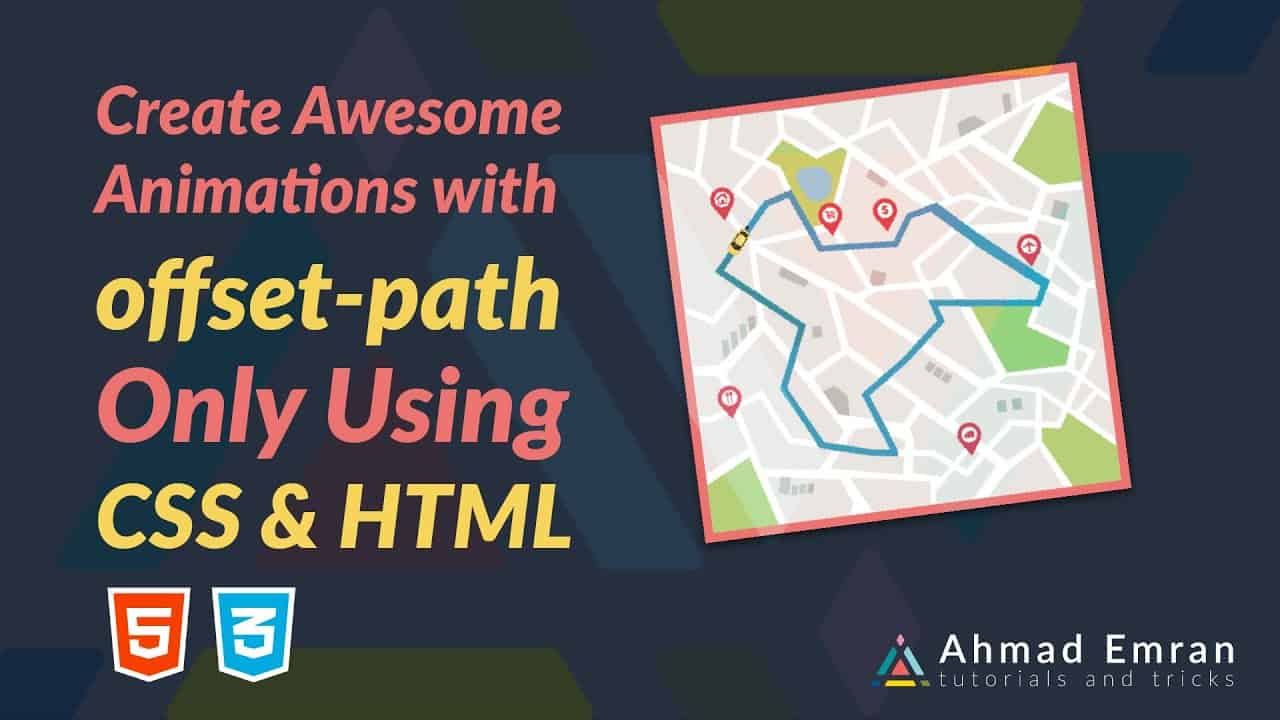 Create Awesome Animation with offset-path | Only Using CSS & HTML