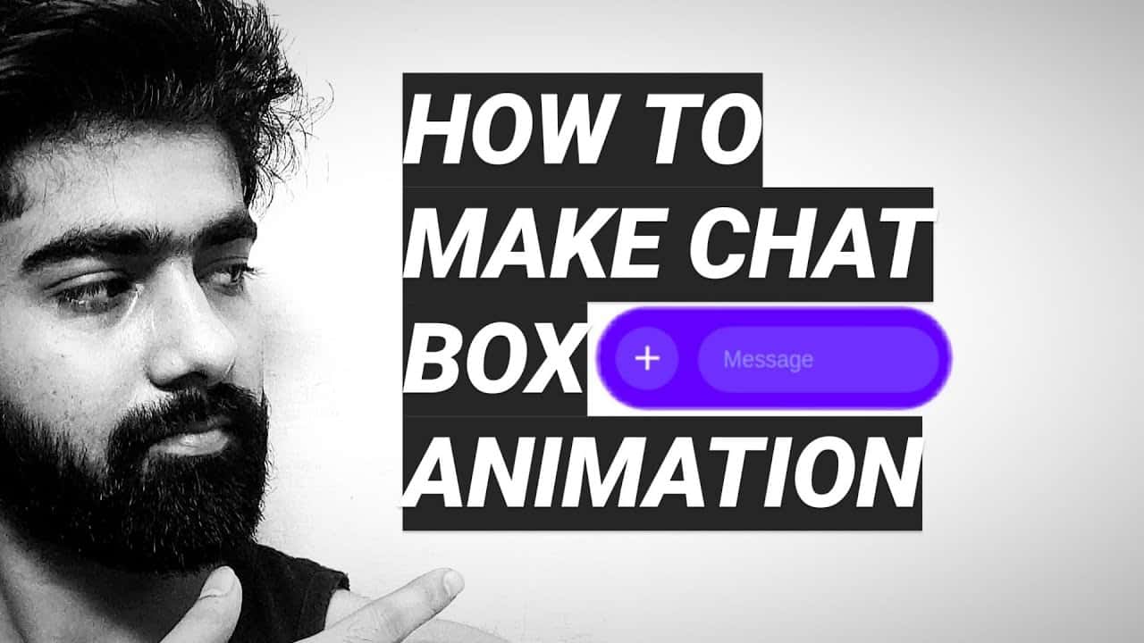 how to make chat box animation in html | css