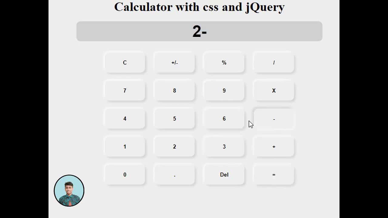 Calculator with CSS and jQuery । MR Laboratory - Bangla Tutorial