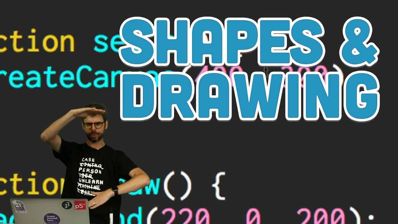 1.3: Shapes & Drawing - p5.js Tutorial