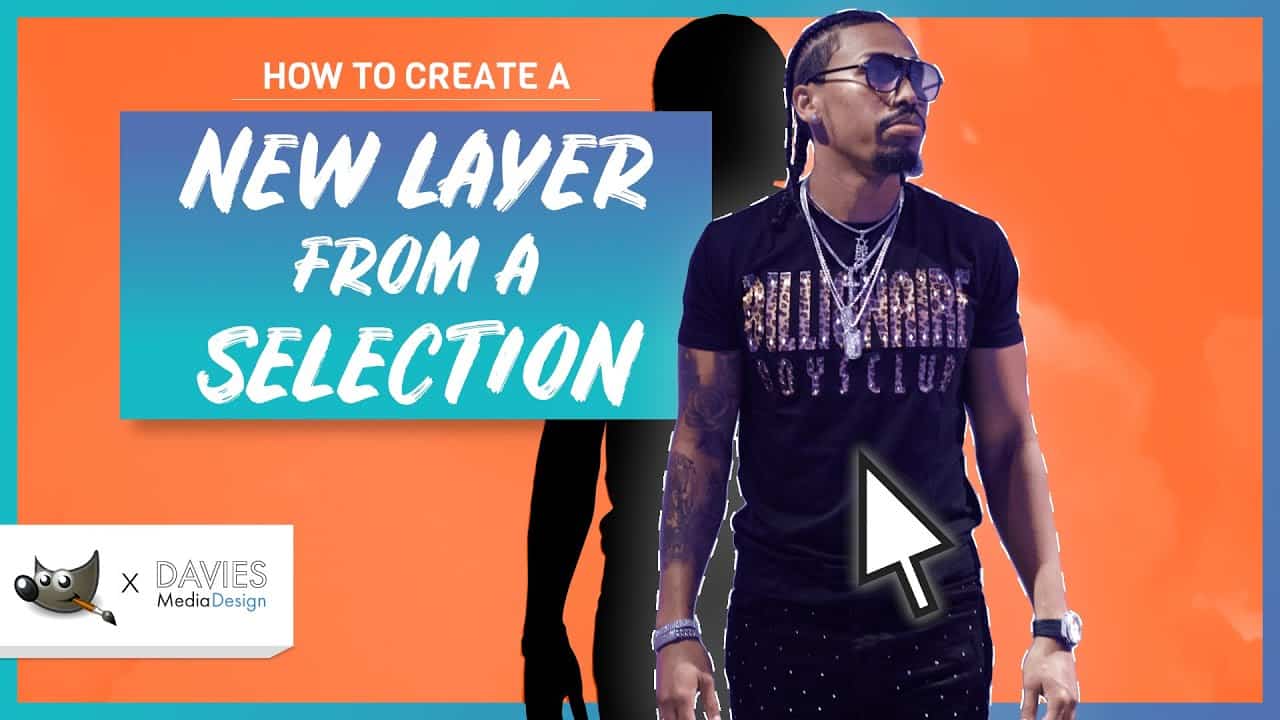 Create a New Layer from a Selection in GIMP
