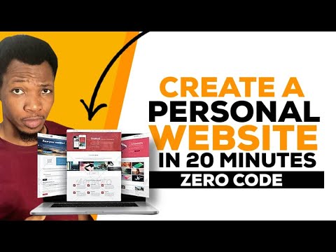 HOW TO CREATE A PERSONAL/PORTFOLIO WEBSITE ON WORDPRESS FAST IN 2021| BUILD YOUR WEBSITE LIKE A PRO