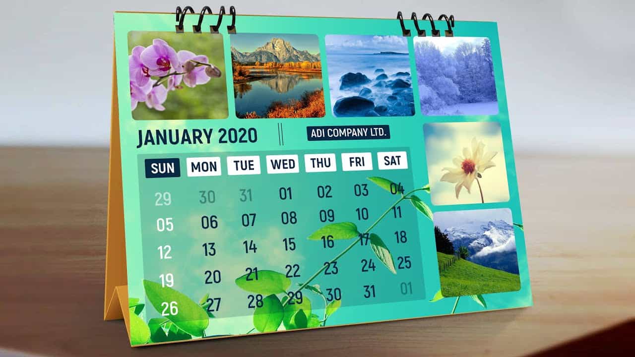 How To Make Calendar Design in Photoshop