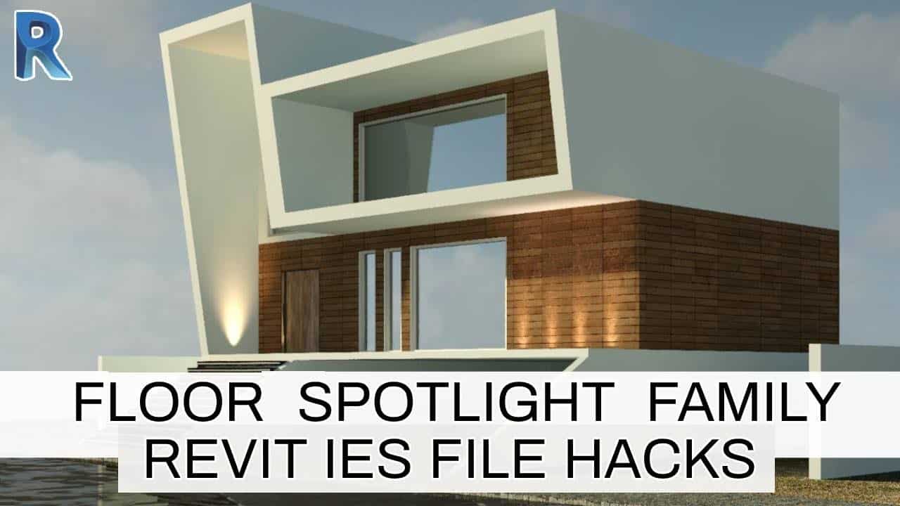 Revit  Floor Spotlight Family Tutorial | Use Photometric Web Files in Revit | IES Files Hacks |