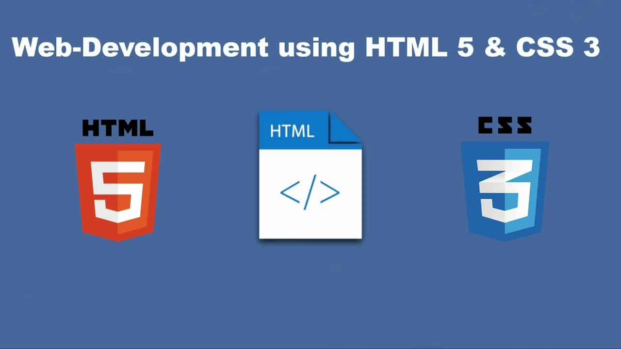 Web-Development using HTML 5 & CSS3