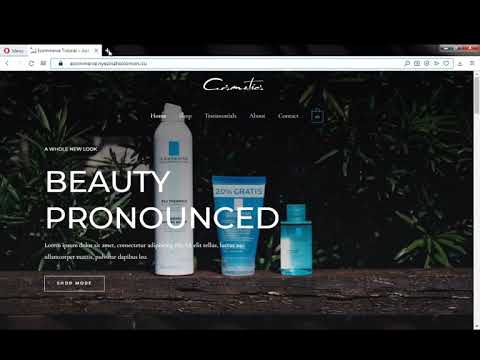 how to build cosmetic ecommerce website Fast and easy