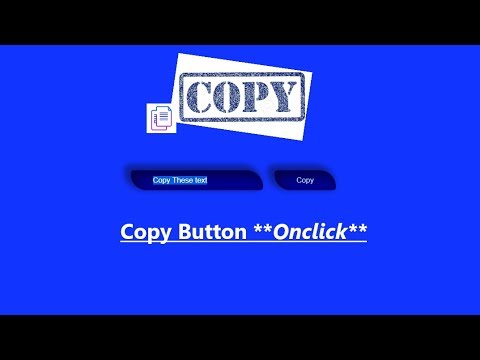 Create Button Onclick Copy Texts Using Javascript Tricks And Tutorial With Css