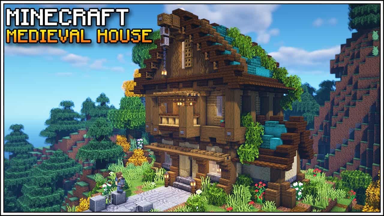 Do It Yourself - Tutorials - Minecraft: How to Build a Medieval House | Survival Medieval House ...