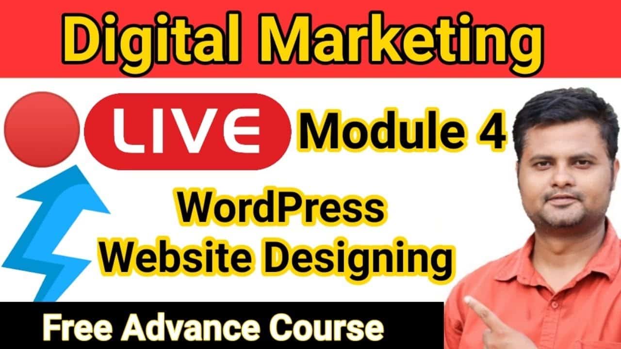 Digital Marketing Tutorial for Beginners in Hindi | Live Free SEO Course Wordpress Website Designing