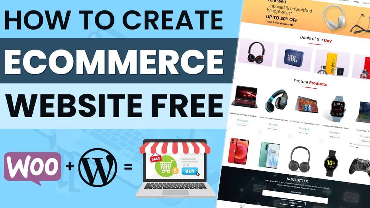 How to Make a Free eCommerce Website with WordPress | Create an Online Store in India 2020 [Hindi]