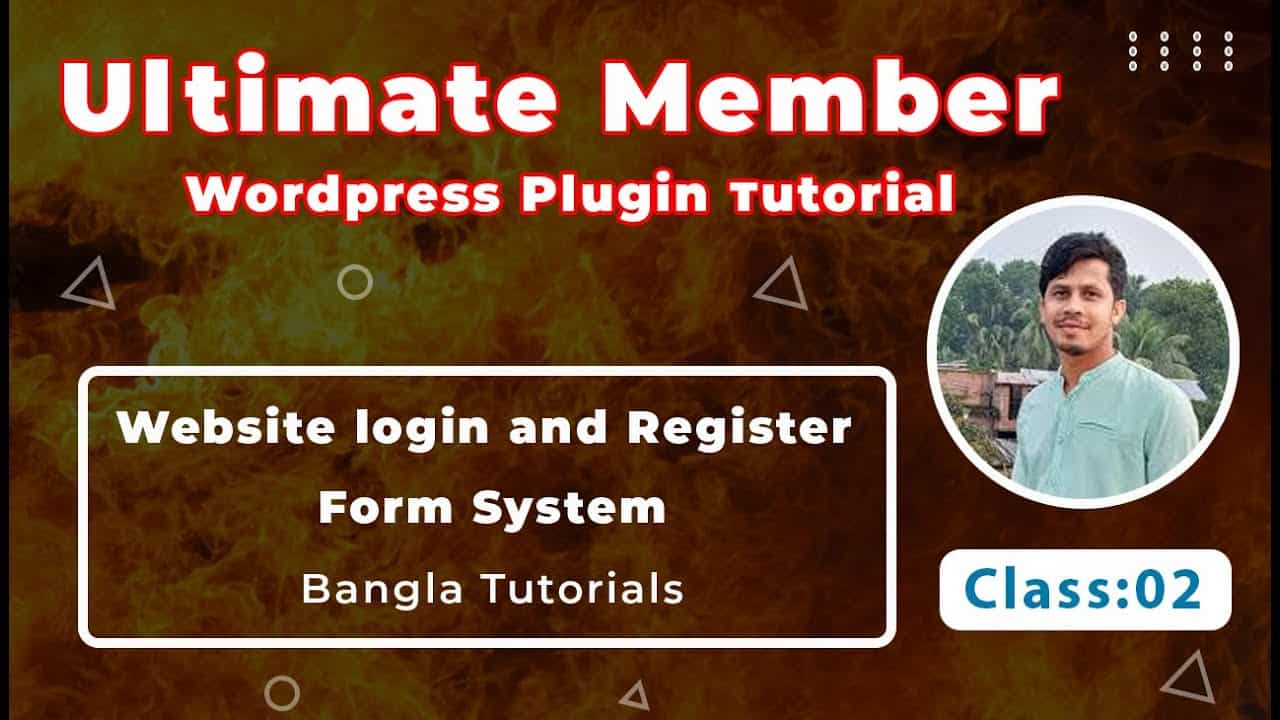 Ultimate Member WordPress Plugin Tutorial | Website login and Register form | Class:02