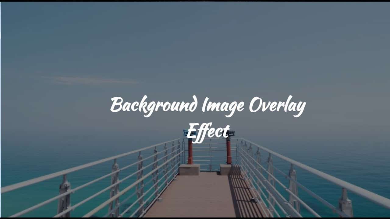 How to Add Overlay to Background Image in Html and CSS | Linear-gradient in CSS