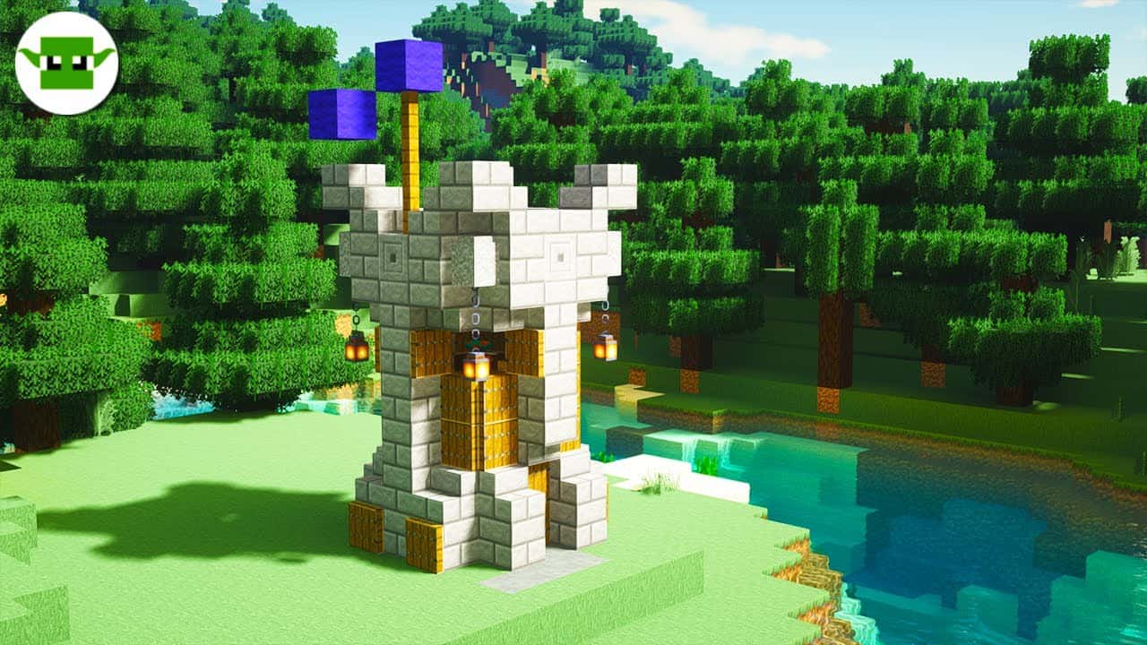 Minecraft | How to Build a Small Fortified Tower