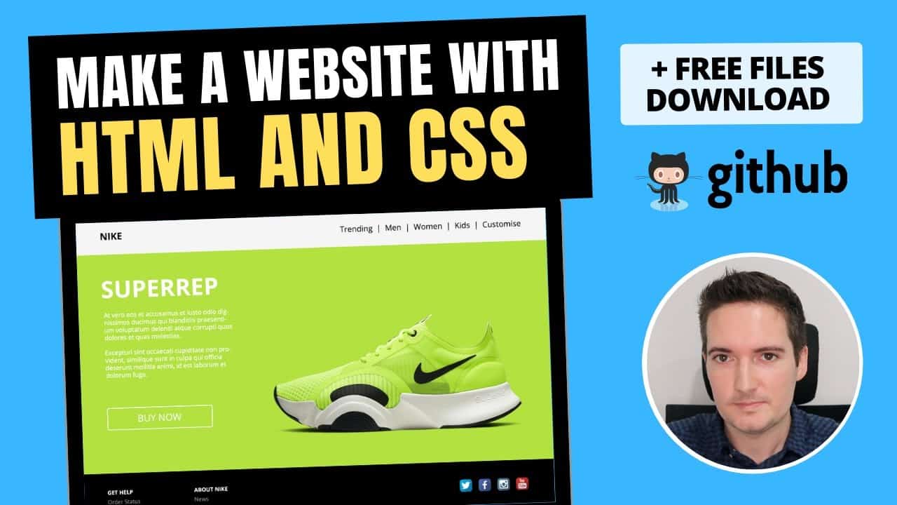 How to Make a Website with HTML and CSS from Scratch - HTML Tutorial