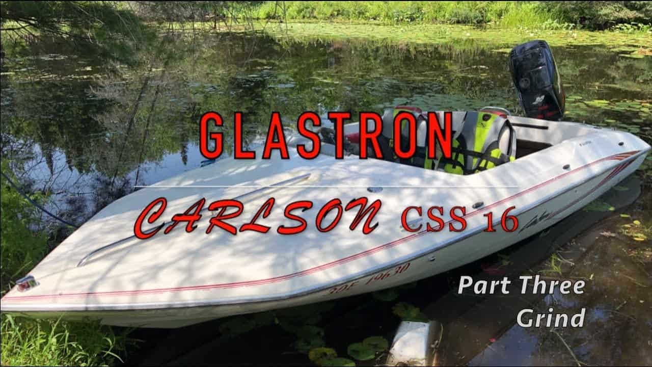 Glastron Carlson Css 16 (CVX16) | Part 3, grind | Timelapse | Restoration/stringer/floor/Transom