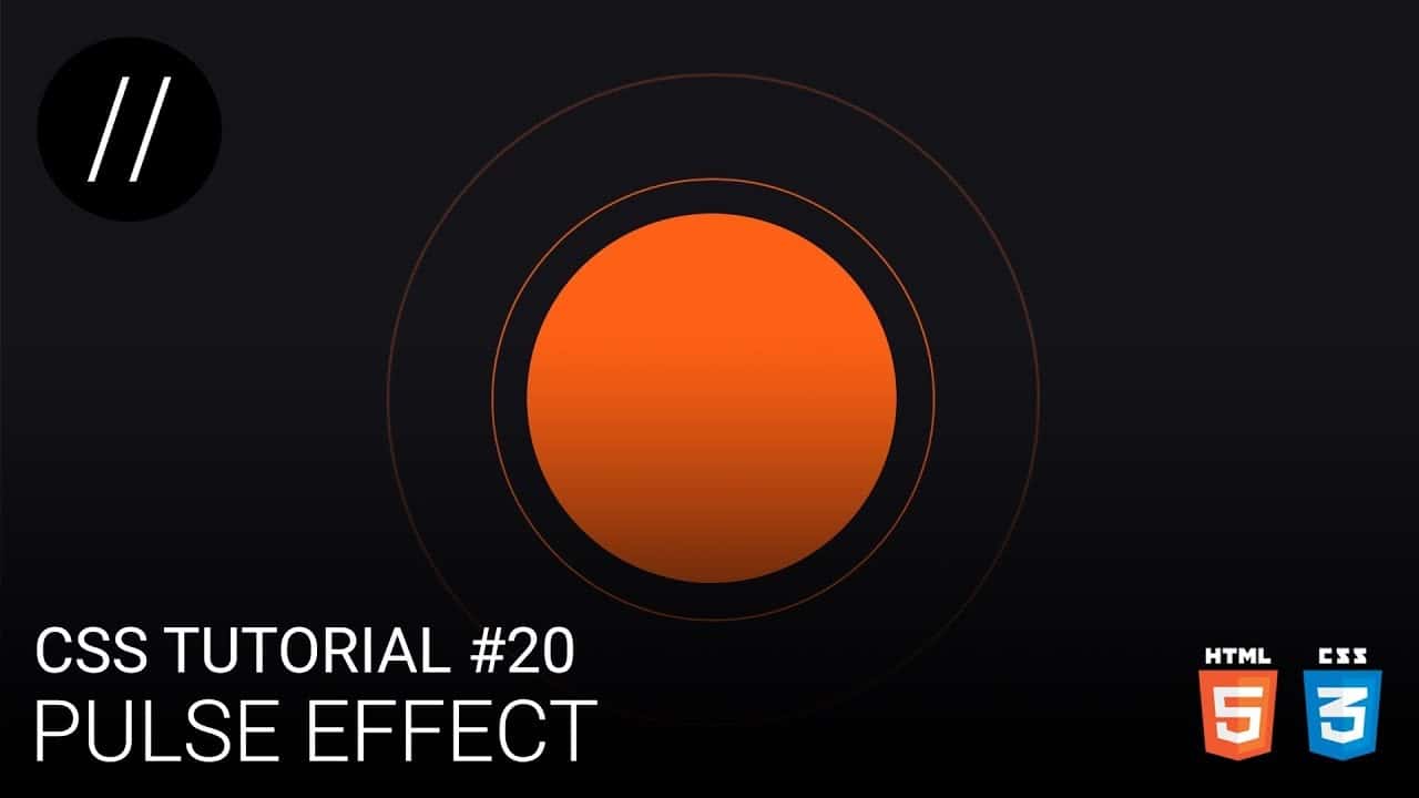 CSS Tutorial #20 — Pulse Effect [UP/TO/DATE]