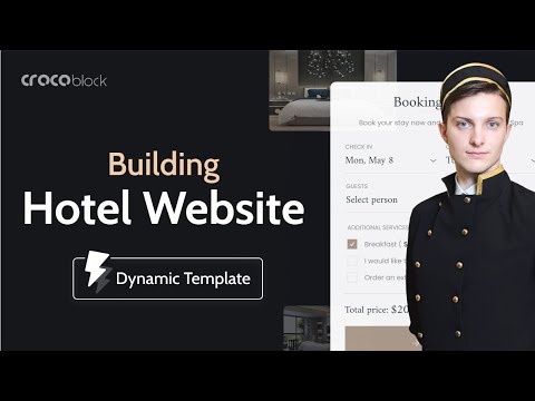 How to create a Hotel Booking WordPress website with Elementor & Crocoblock Dynamic Templates