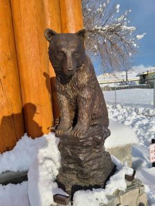 princeton bronze statue bear