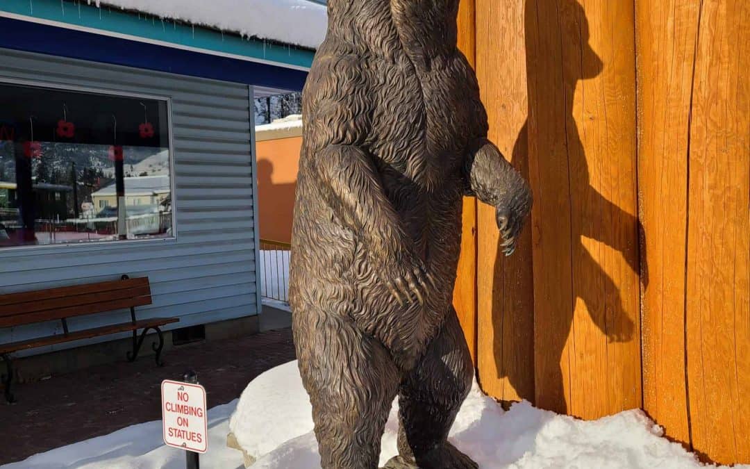 Princeton, BC is the Bronze Statue Capital of Canada