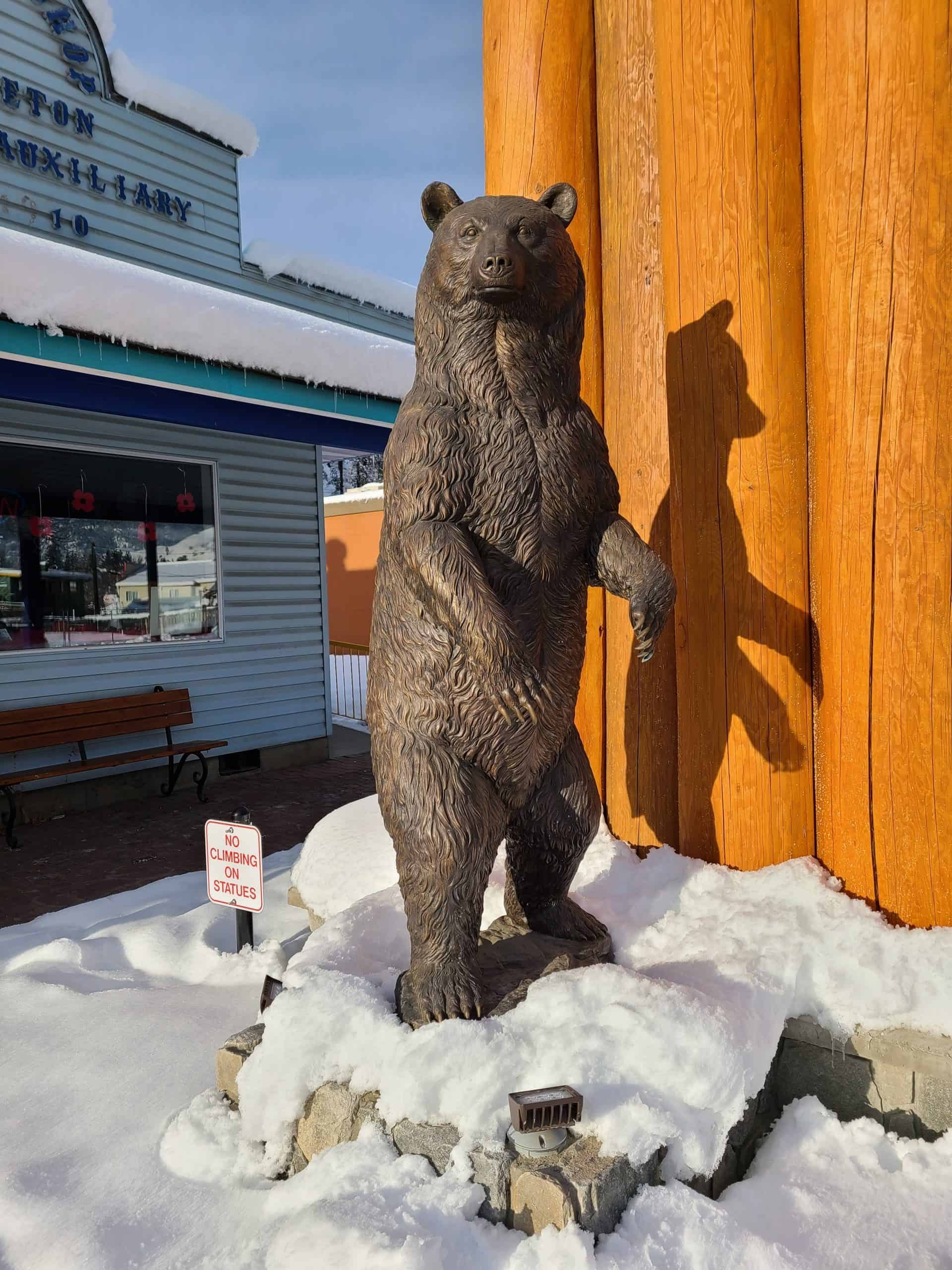 princeton bronze statue bear