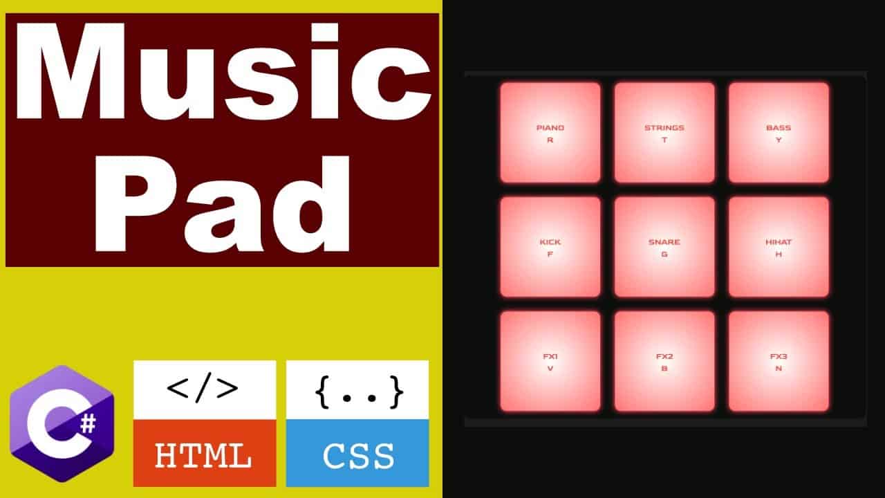 Build your own Music Pad with C#, HTML, and CSS - Blazor WebAssembly tutorial