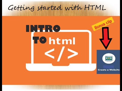 HTML TUTORIAL: Introduction to html + create our first webpage